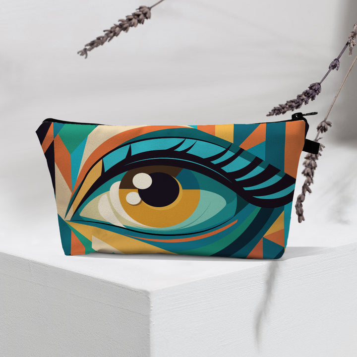 Olivenorma Borsa cosmetica moderna Witchy Boho Evil Eye