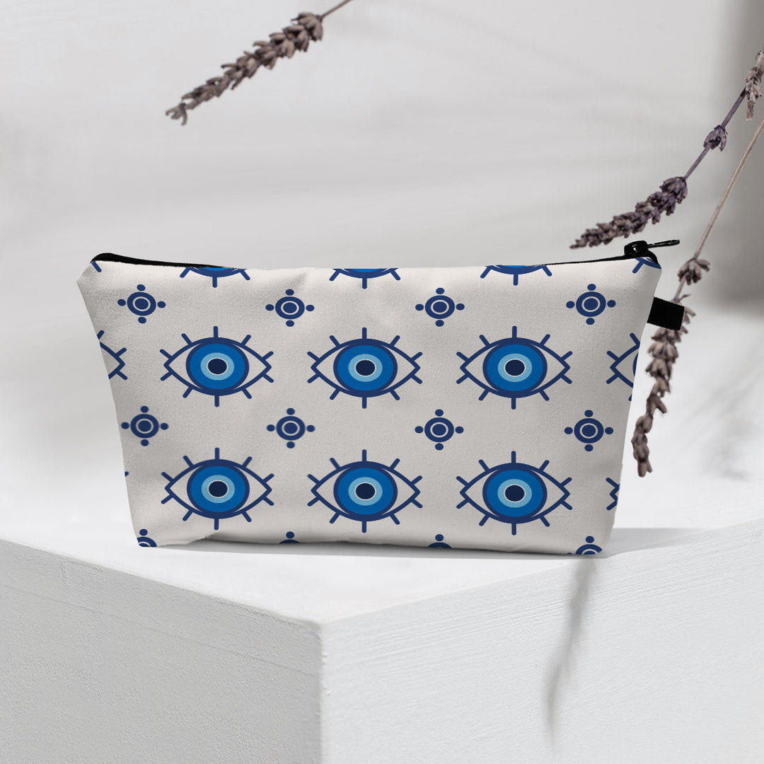 Olivenorma Borsa cosmetica moderna Witchy Boho Evil Eye
