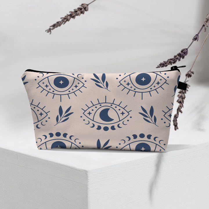 Olivenorma Borsa cosmetica moderna Witchy Boho Evil Eye