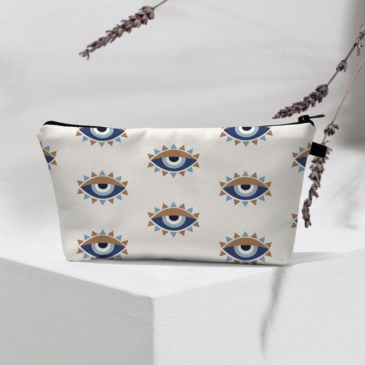 Olivenorma Borsa cosmetica moderna Witchy Boho Evil Eye