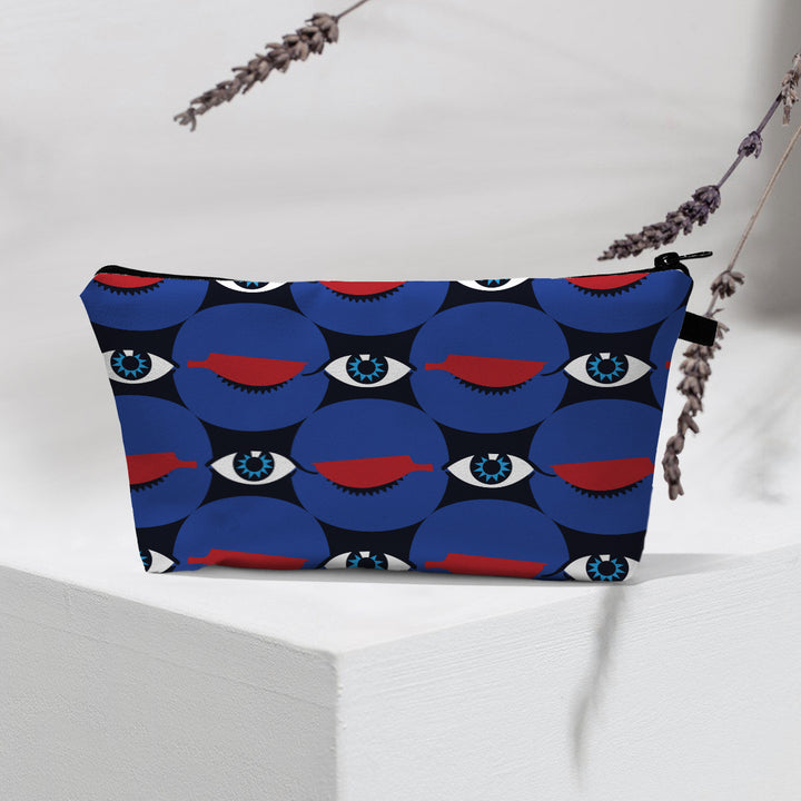 Olivenorma Borsa cosmetica moderna Witchy Boho Evil Eye