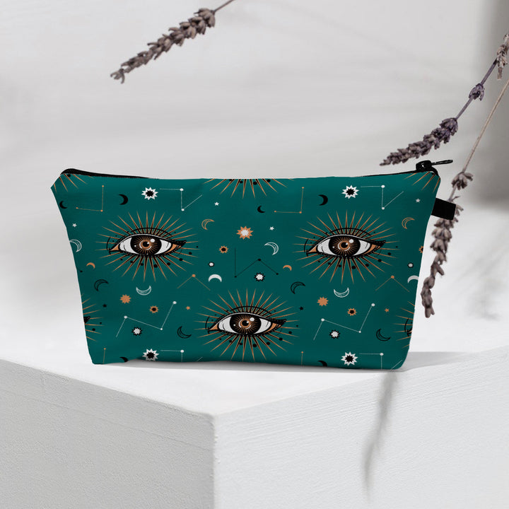 Olivenorma Borsa cosmetica moderna Witchy Boho Evil Eye