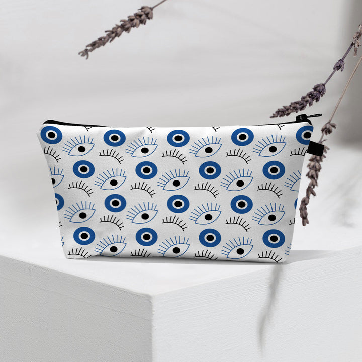 Olivenorma Borsa cosmetica moderna Witchy Boho Evil Eye