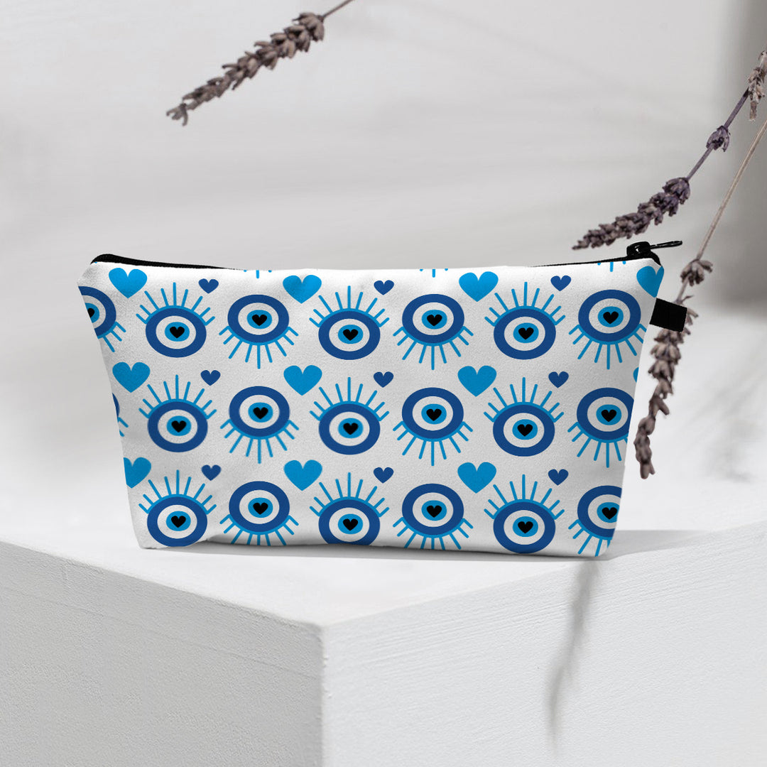 Olivenorma Borsa cosmetica moderna Witchy Boho Evil Eye