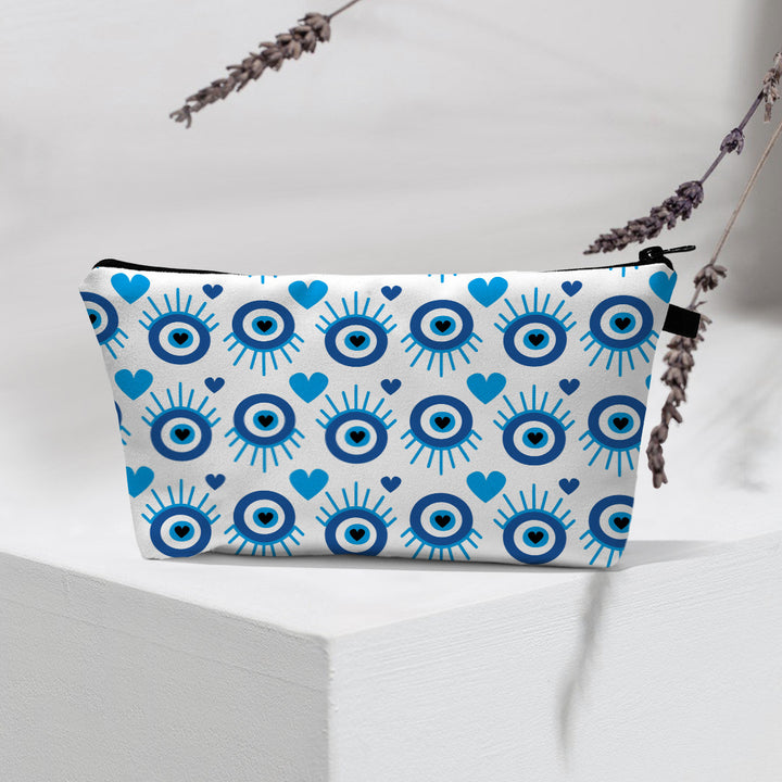 Olivenorma Borsa cosmetica moderna Witchy Boho Evil Eye