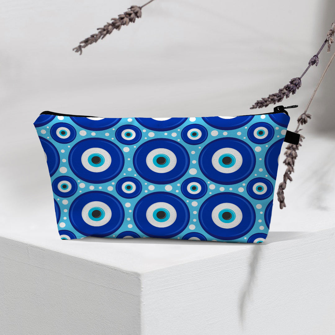 Olivenorma Borsa cosmetica moderna Witchy Boho Evil Eye