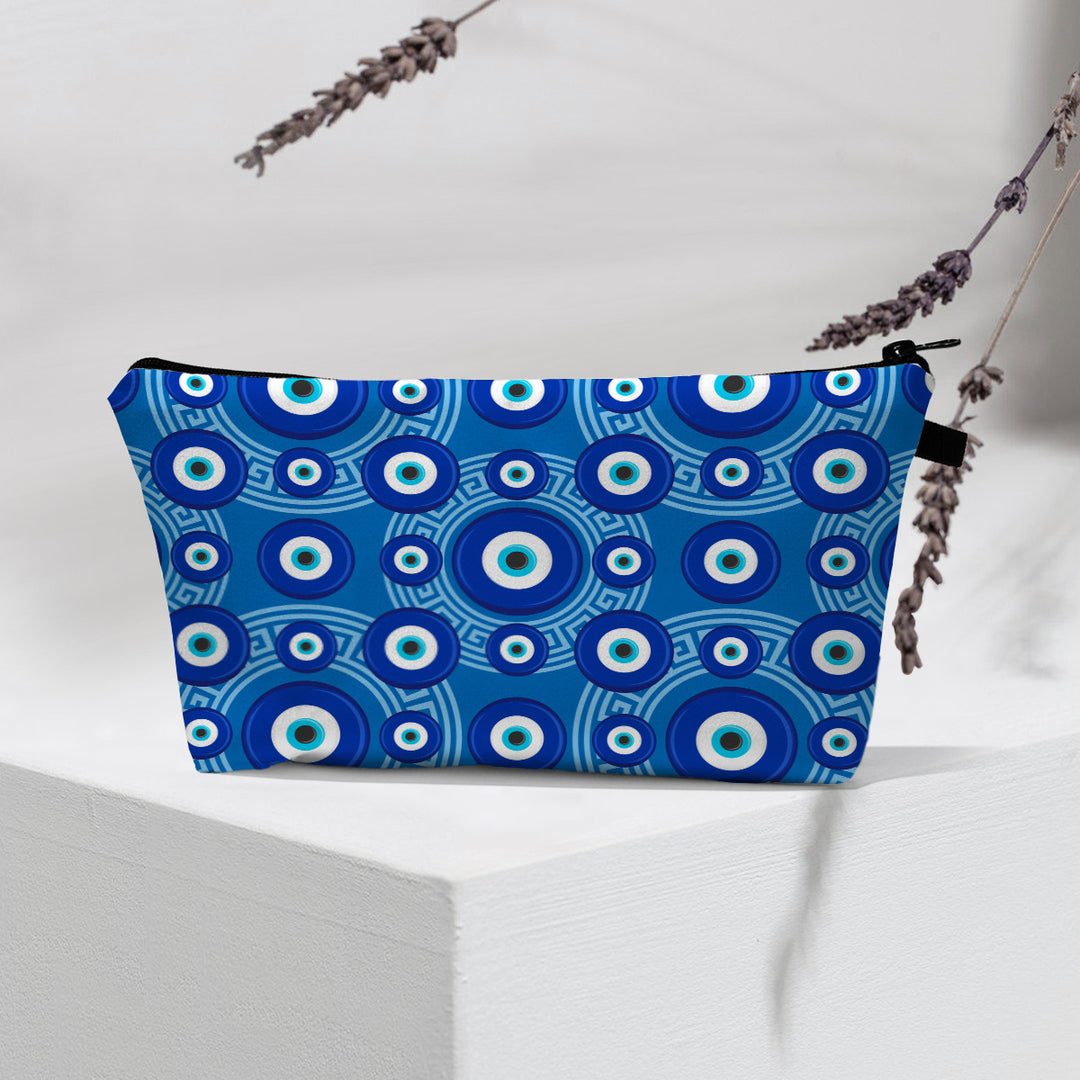 Olivenorma Borsa cosmetica moderna Witchy Boho Evil Eye