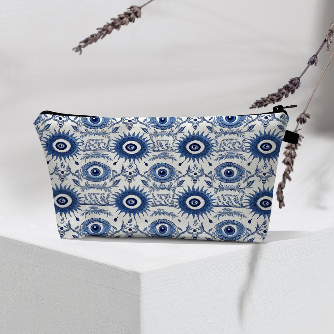 Olivenorma Borsa cosmetica moderna Witchy Boho Evil Eye