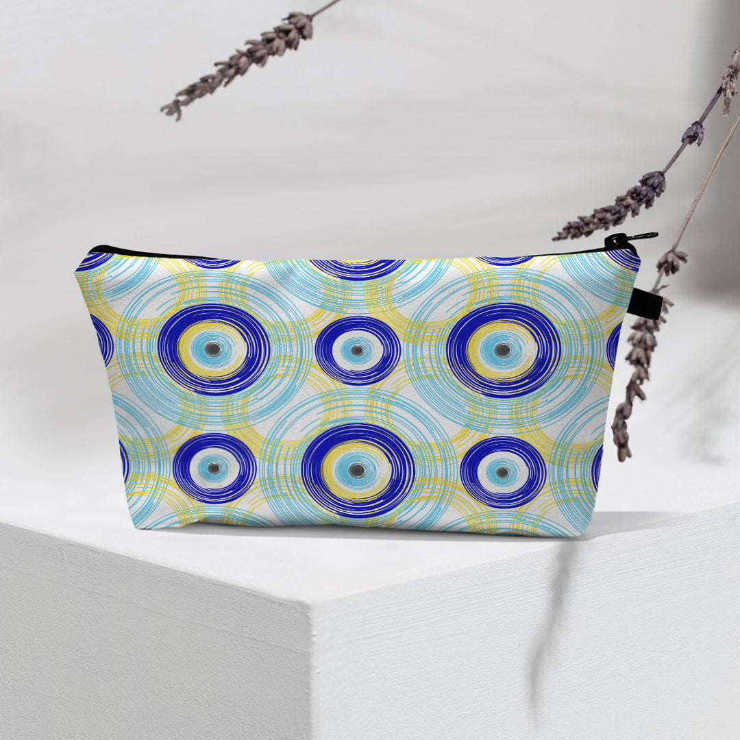 Olivenorma Borsa cosmetica moderna Witchy Boho Evil Eye