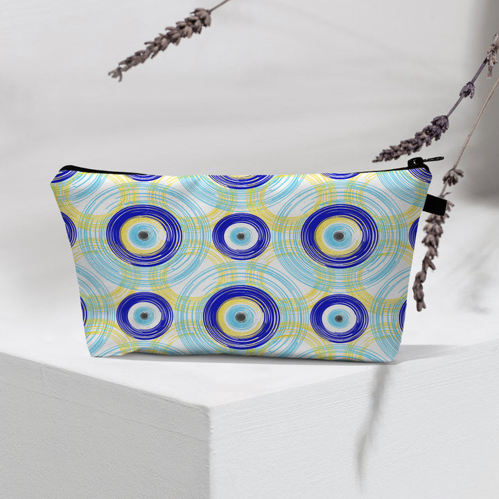 Olivenorma Borsa cosmetica moderna Witchy Boho Evil Eye