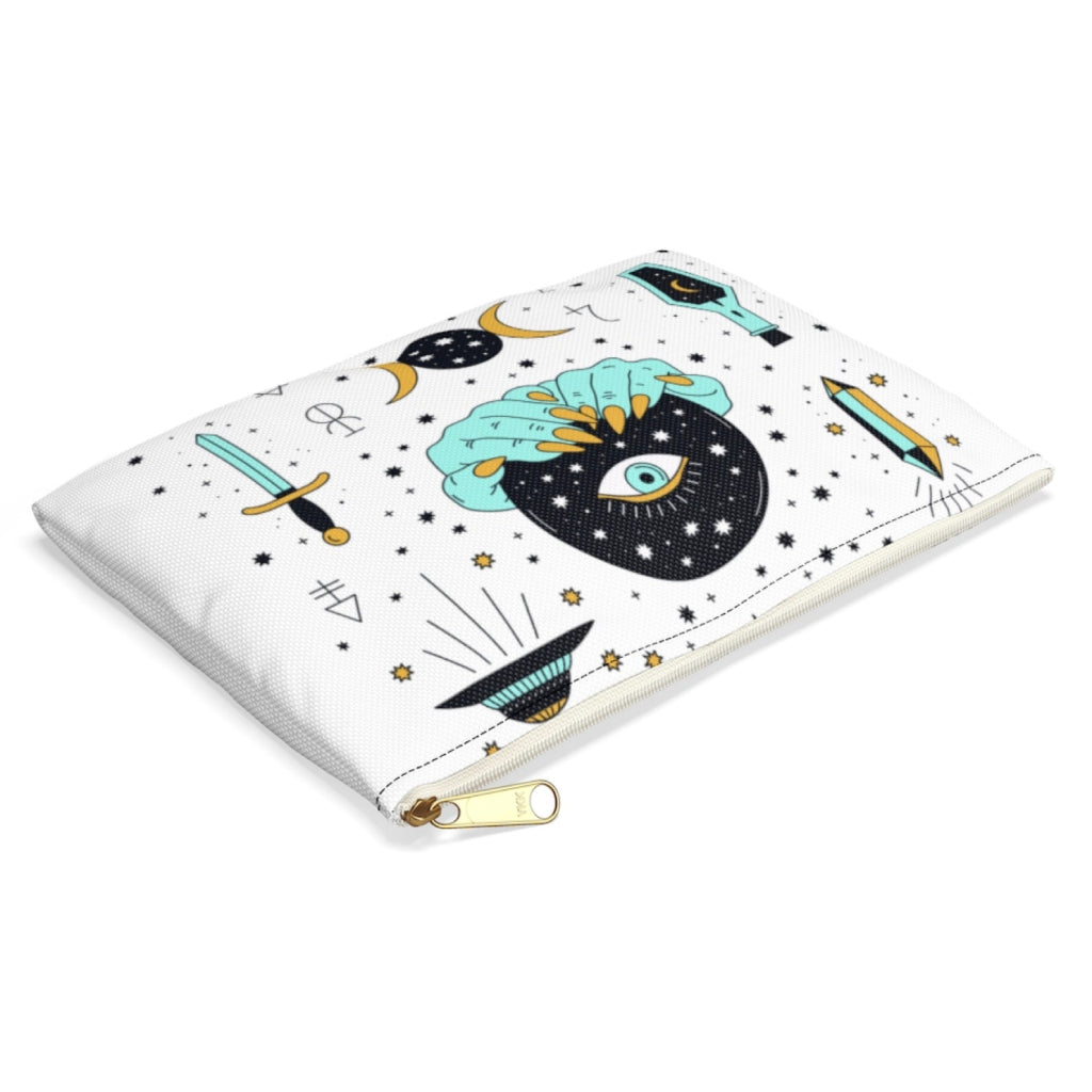 Olivenorma Borsa cosmetica moderna Witchy Boho Evil Eye