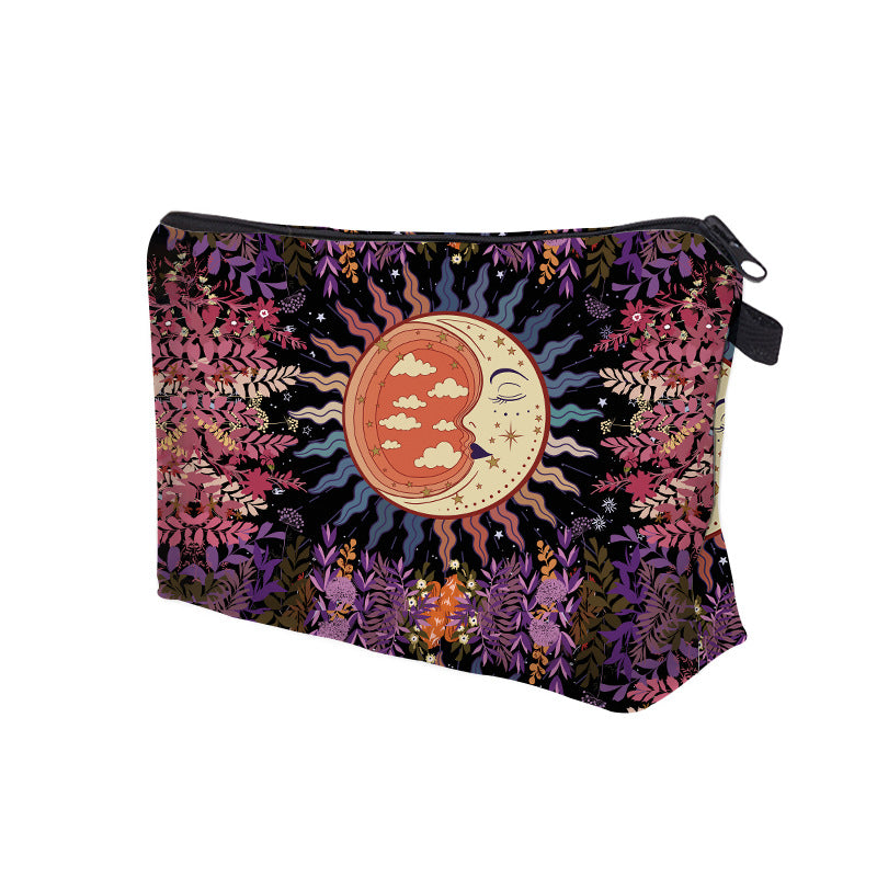 Borsa cosmetica Olivenorma con motivo Sole Luna Stella