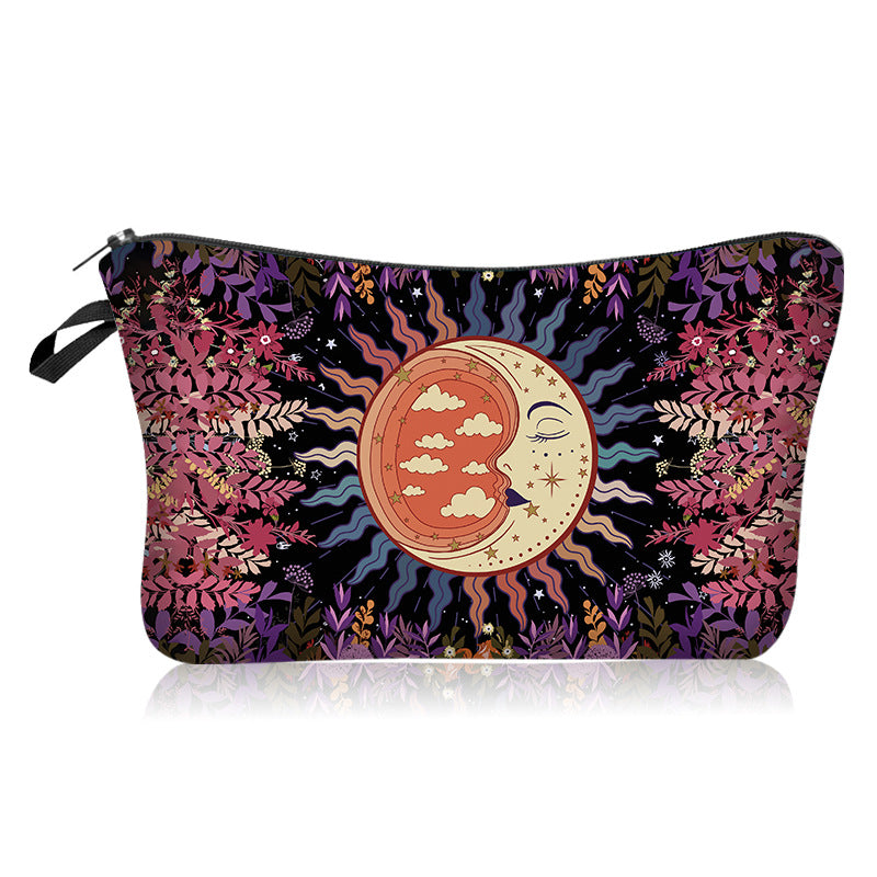 Borsa cosmetica Olivenorma con motivo Sole Luna Stella