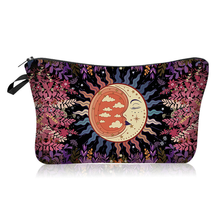 Borsa cosmetica Olivenorma con motivo Sole Luna Stella
