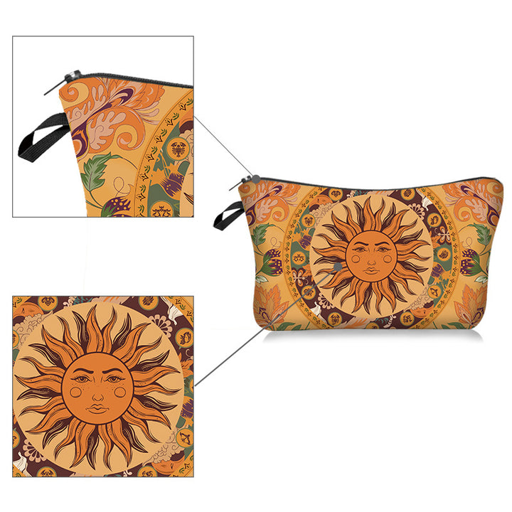 Borsa cosmetica Olivenorma con motivo Sole Luna Stella