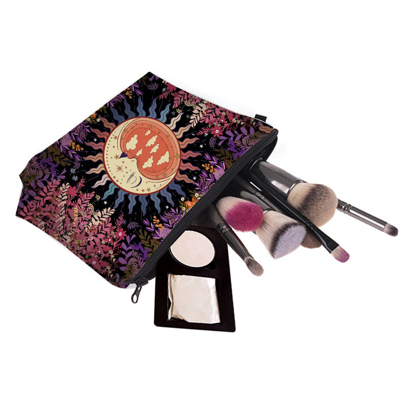 Borsa cosmetica Olivenorma con motivo Sole Luna Stella