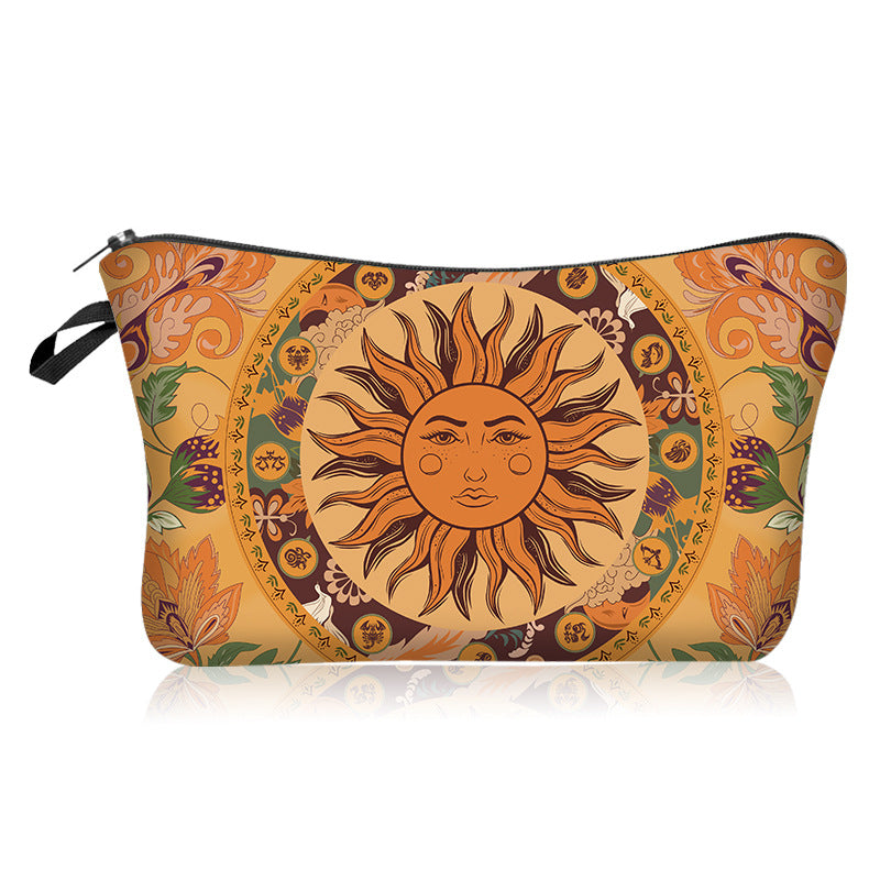 Borsa cosmetica Olivenorma con motivo Sole Luna Stella