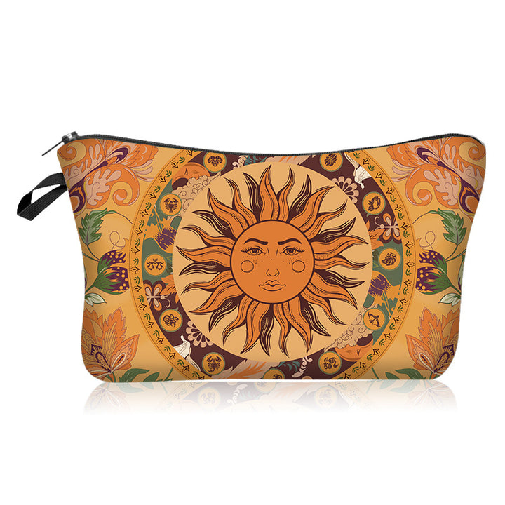 Borsa cosmetica Olivenorma con motivo Sole Luna Stella