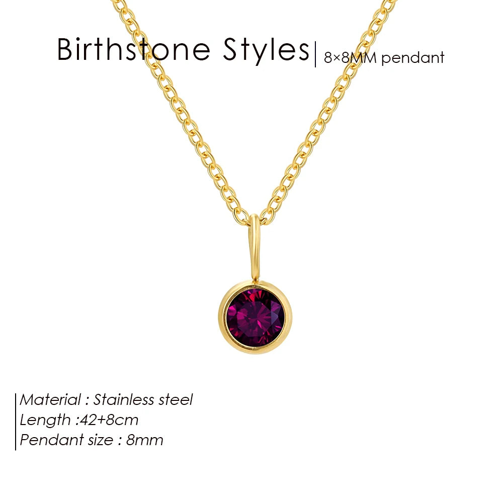 Collana con ciondolo con pietra portafortuna da 8 mm della costellazione Olivenorma