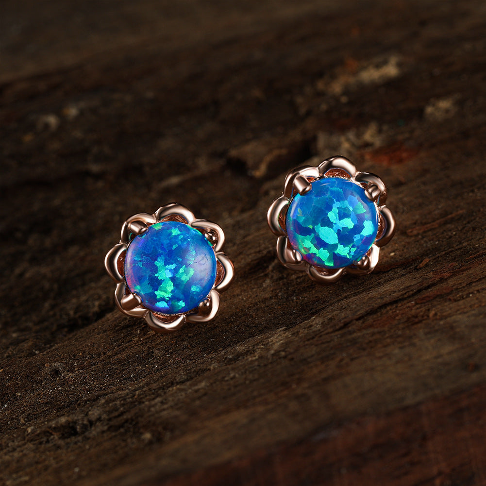 Orecchini di lusso Olivenorma con quattro griffe in opale - image 5