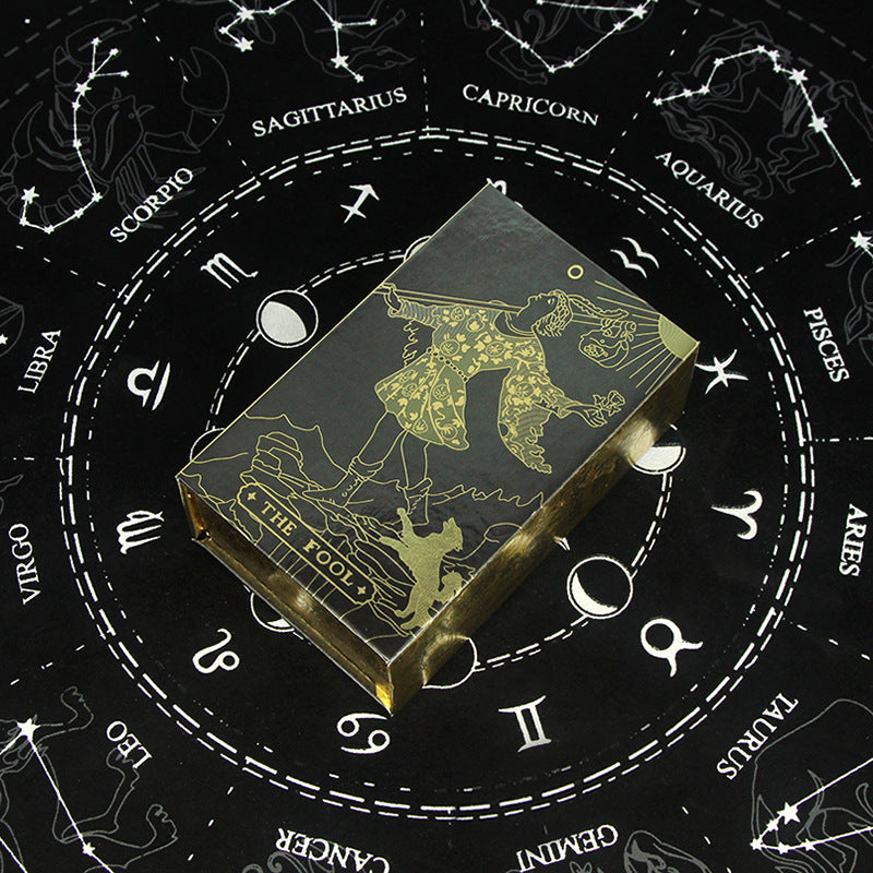 Olivenorma Cosmic Print PVC impermeabile carta dei tarocchi oro rosa