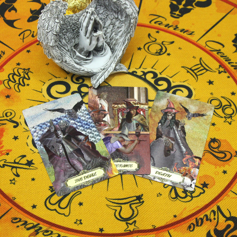 Olivenorma Carta dei Tarocchi delle Streghe Impermeabili