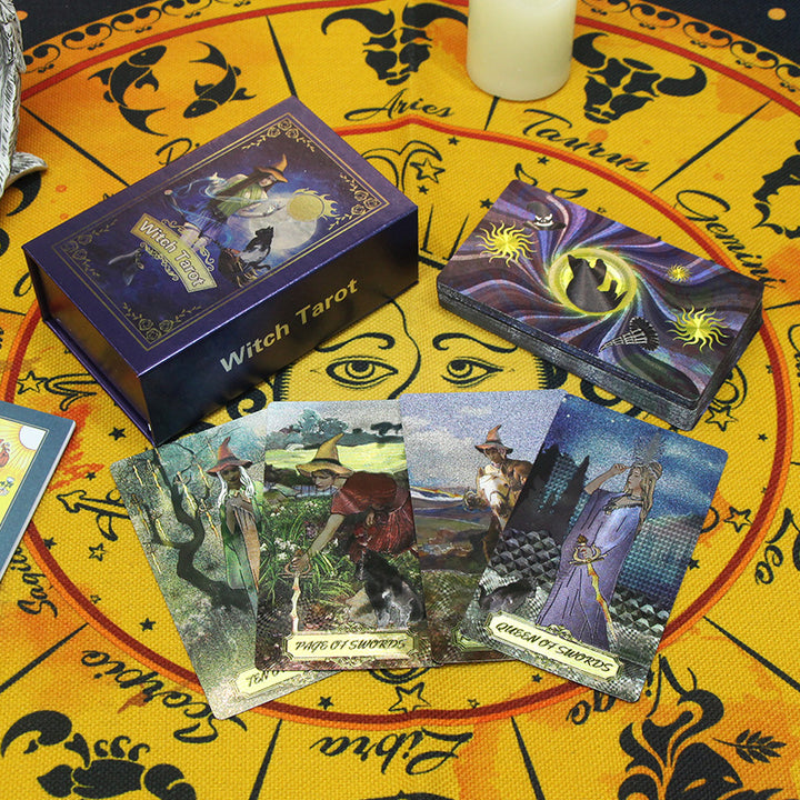 Olivenorma Carta dei Tarocchi delle Streghe Impermeabili
