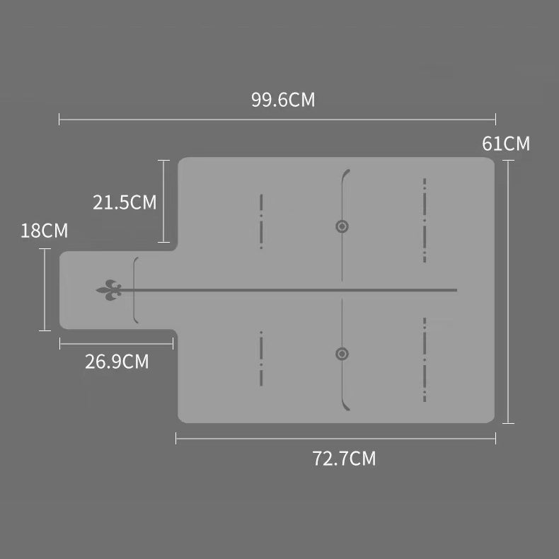 Olivenorma Pilates Core Esercizi Tappetino yoga in gomma PU