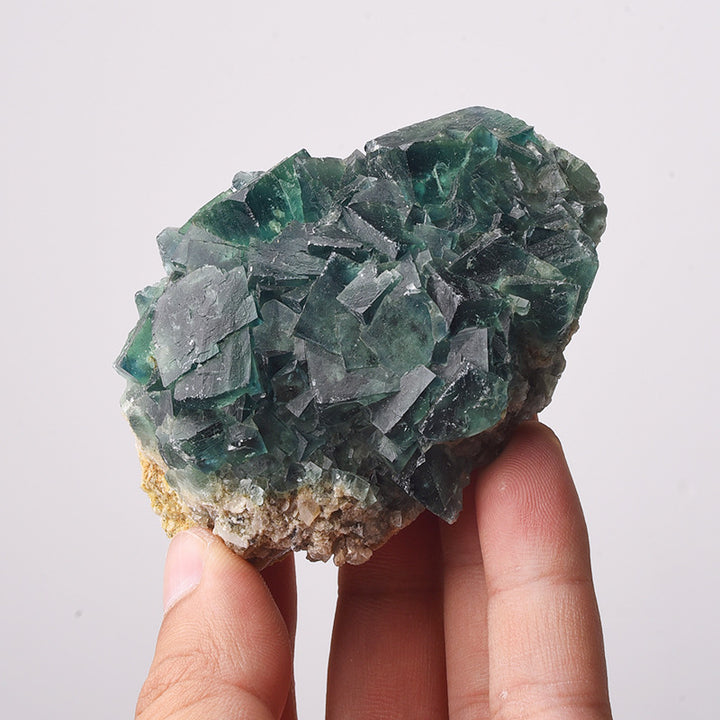 Campione minerale di fluorite verde Olivenorma Pietra Naturale 
