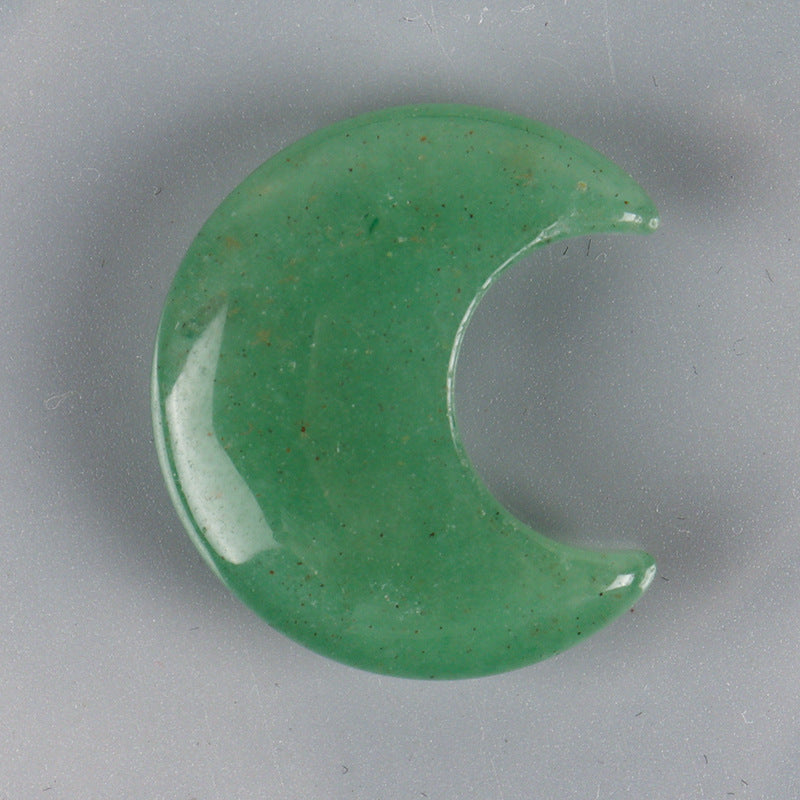 Olivenorma 3 pezzi set di pietre naturali piccole decorazioni artigianali con pietre preziose a forma di luna