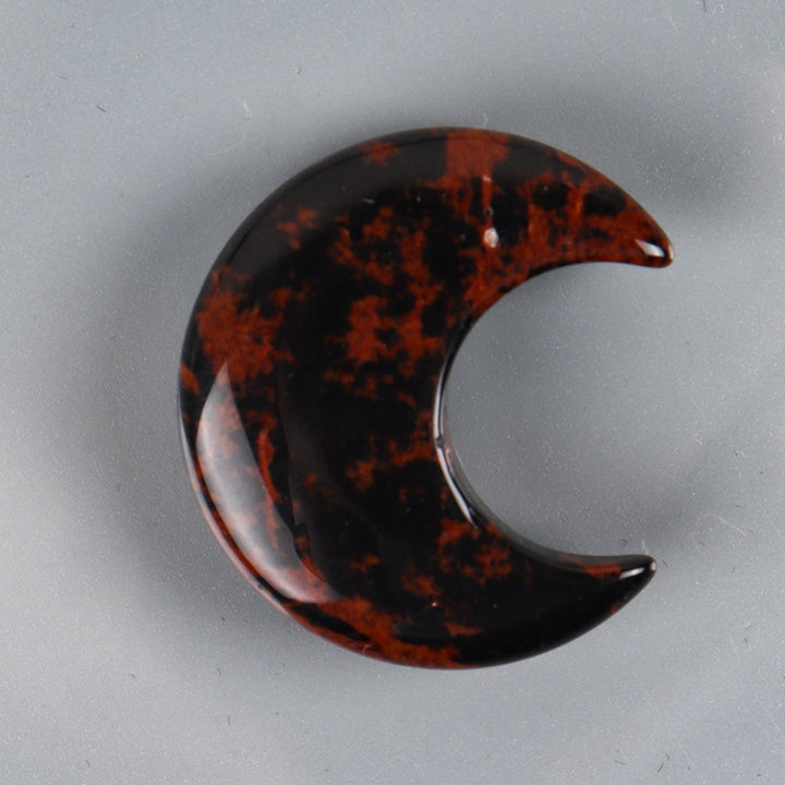 Olivenorma 3 pezzi set di pietre naturali piccole decorazioni artigianali con pietre preziose a forma di luna