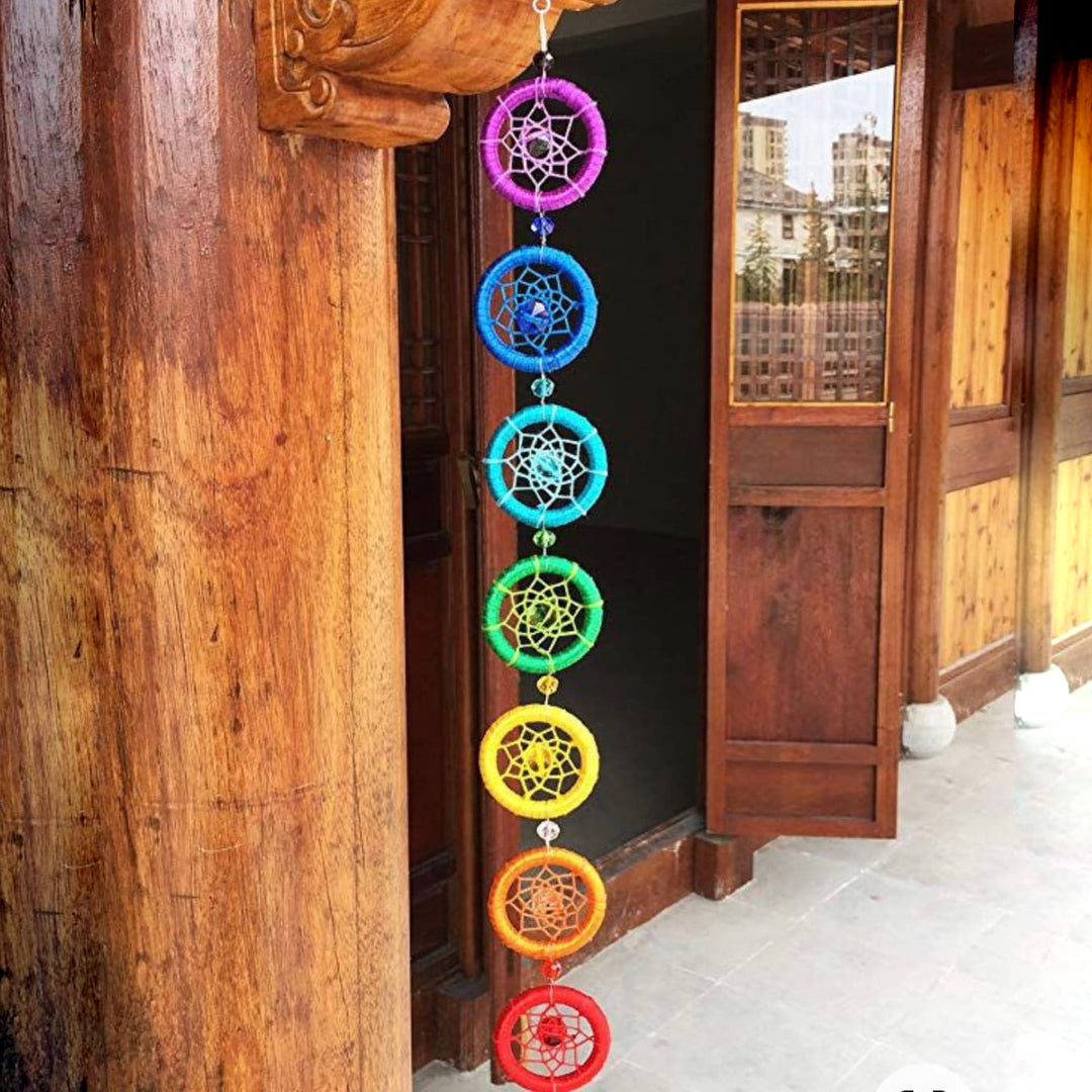 Olivenorma Chakra Dream Catcher Arcobaleno Yoga Decorazione da Parete - image 1