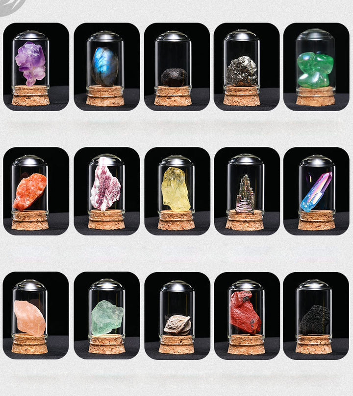 Ornamenti e decorazioni in minerale di cristallo naturale Olivenorma