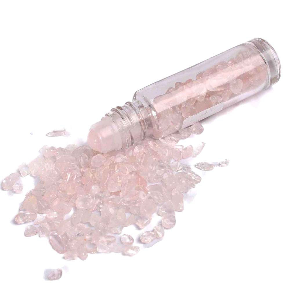 Olivenorma flacone con rullo di pietre preziose da 10 ml Decorazione di cristallo curativo 