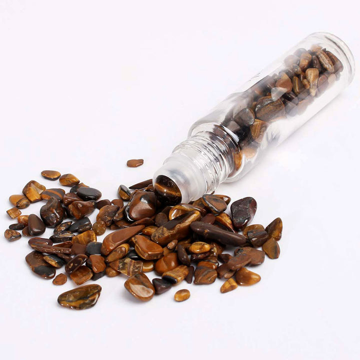 Olivenorma flacone con rullo di pietre preziose da 10 ml Decorazione di cristallo curativo 