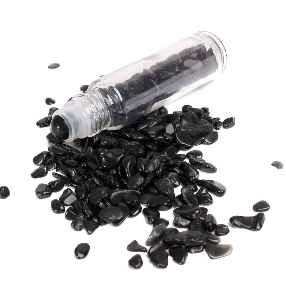 Olivenorma flacone con rullo di pietre preziose da 10 ml Decorazione di cristallo curativo 