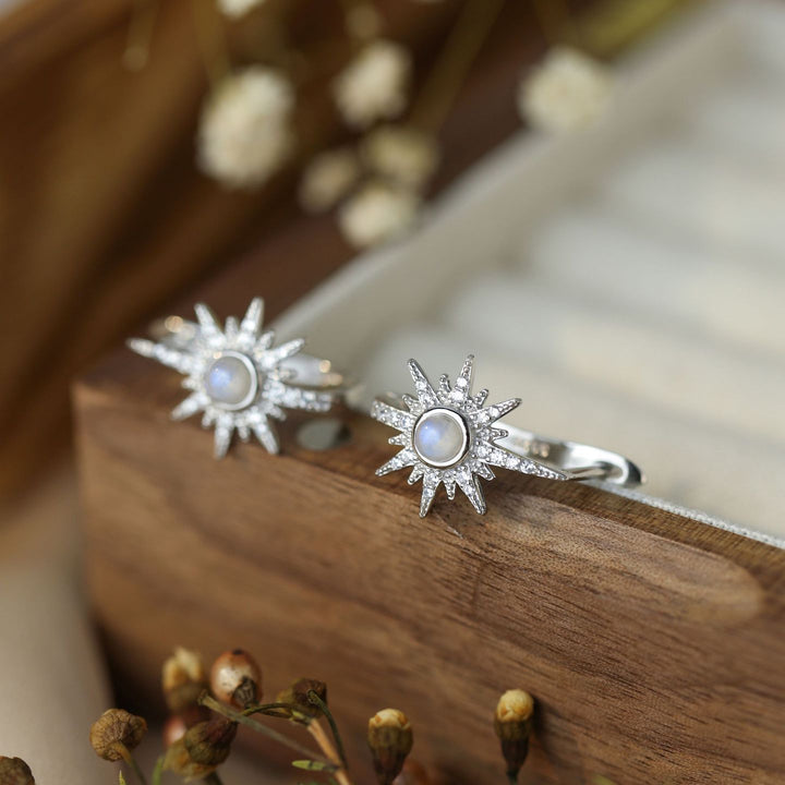 Olivenorma Moonstone S925 Orecchini in argento sterling con pietra di luna