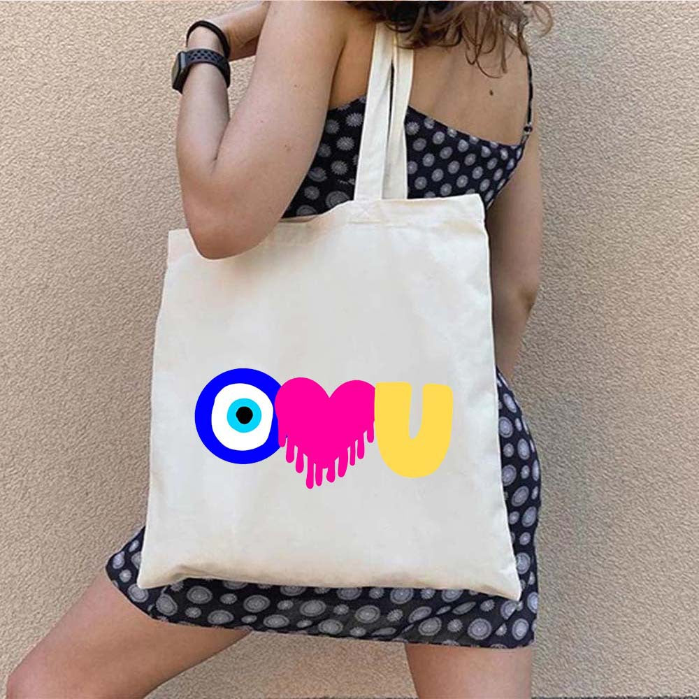 Borsa Olivenorma Graffiti Occhio Greco Malvagio