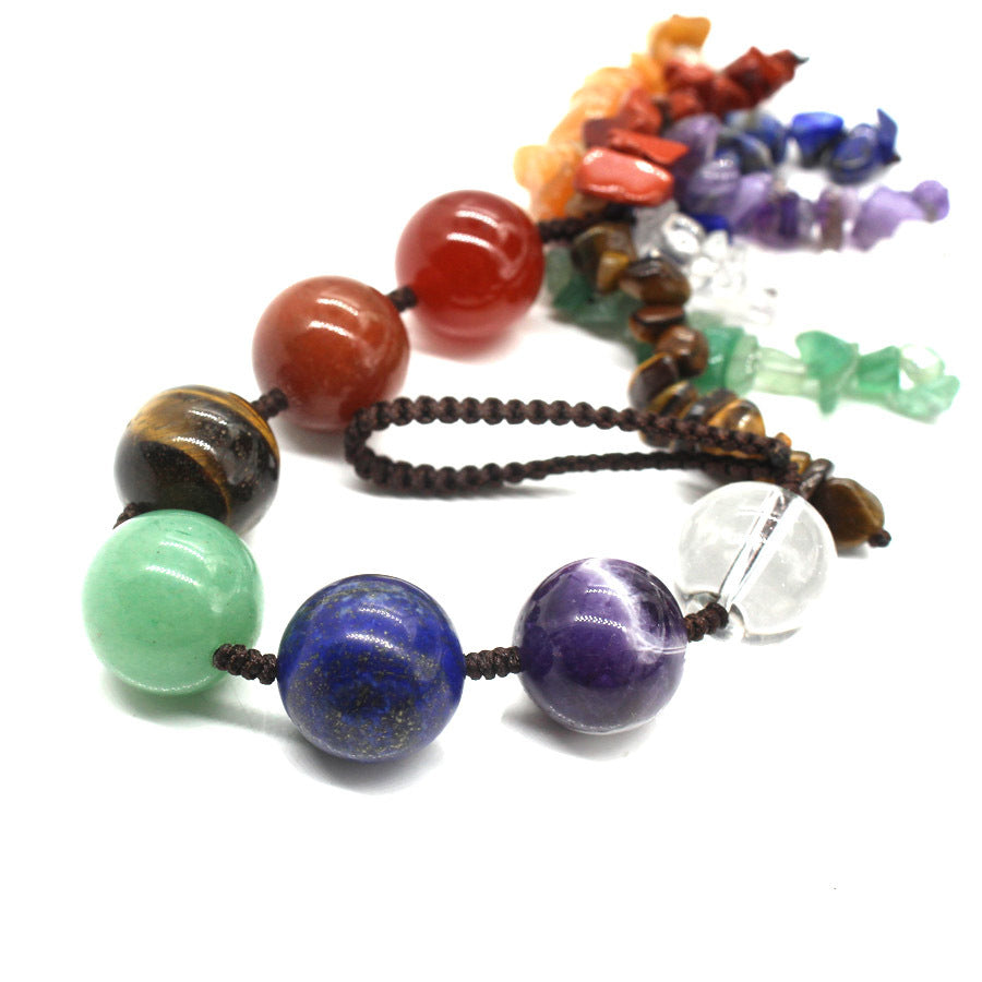 Ornamenti pendenti per ciclismo con albero della vita in pietra dei chakra Olivenorma