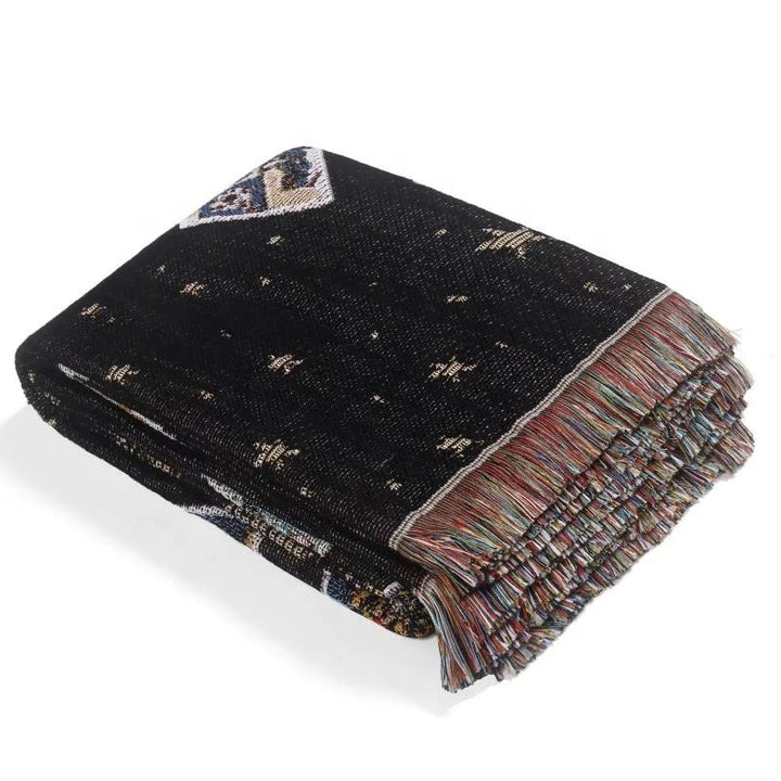 Olivenorma Tarocchi Carte Bussola Tessuto Boho Coperta Nappe Coperta