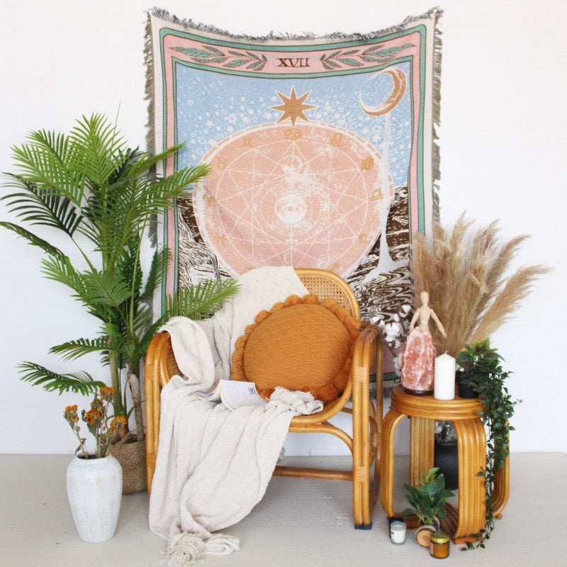 Olivenorma Tarocchi "LA STELLA" Stampa Nappe Coperta Intrecciata