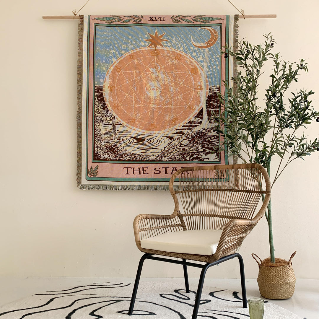 Olivenorma Tarocchi "LA STELLA" Stampa Nappe Coperta Intrecciata