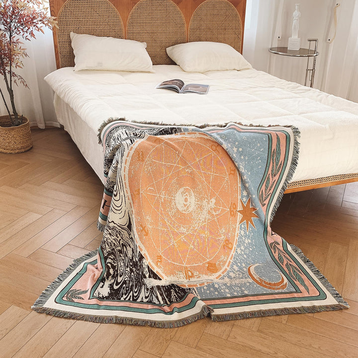 Olivenorma Tarocchi "LA STELLA" Stampa Nappe Coperta Intrecciata
