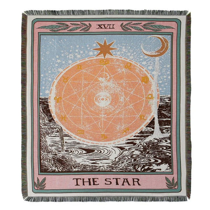 Olivenorma Tarocchi "LA STELLA" Stampa Nappe Coperta Intrecciata