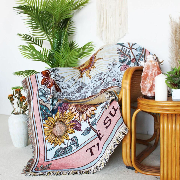 Olivenorma Tarocchi "IL SOLE" Stampa Nappe Coperta Intrecciata