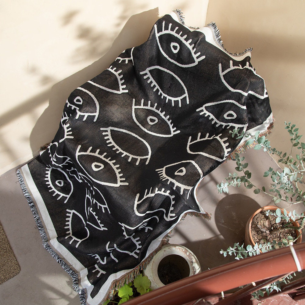 Olivenorma Tarocchi Magia Malocchio Nero Arazzo Coperta