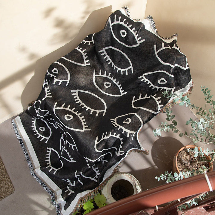 Olivenorma Tarocchi Magia Malocchio Nero Arazzo Coperta