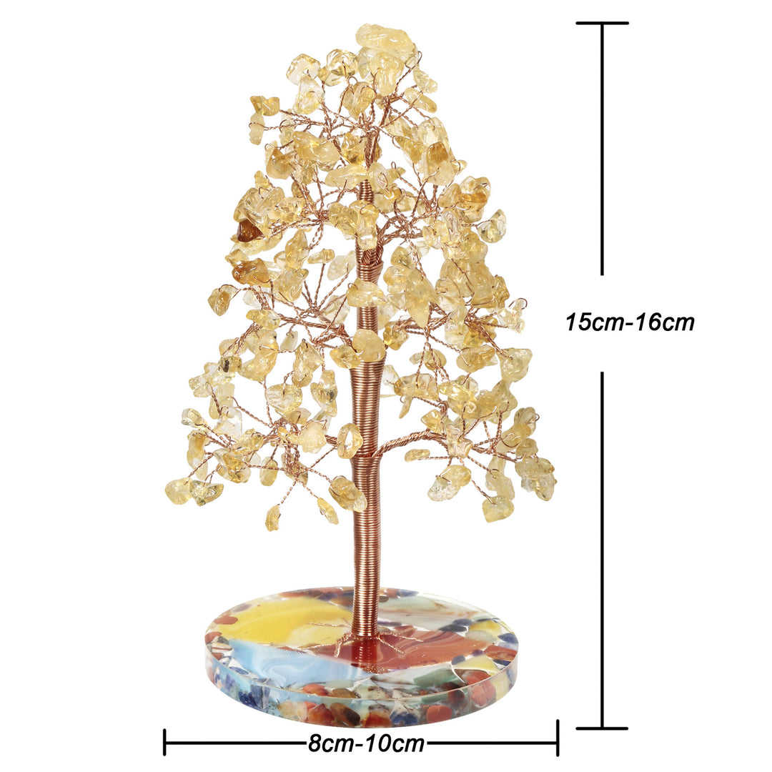 Olivenorma Agata rotonda Pezzo Base Cristallo curativo Feng Shui Albero 