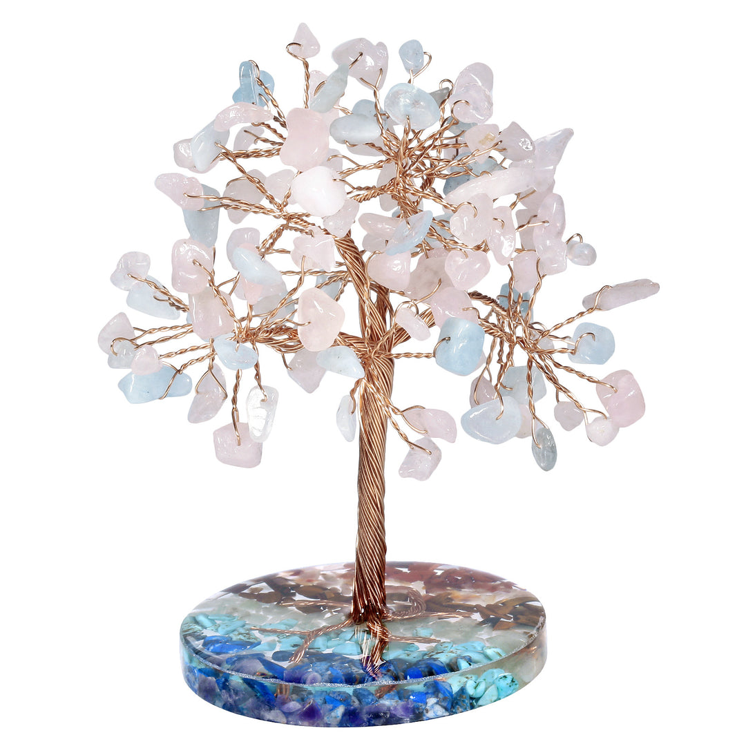 Ghiaia di chakra Olivenorma con base rotonda Feng Shui Tree