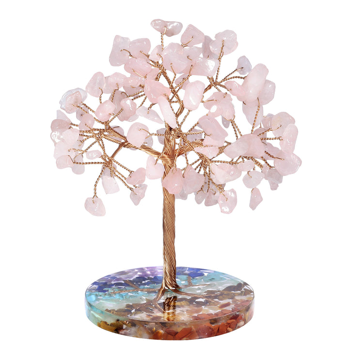 Ghiaia di chakra Olivenorma con base rotonda Feng Shui Tree